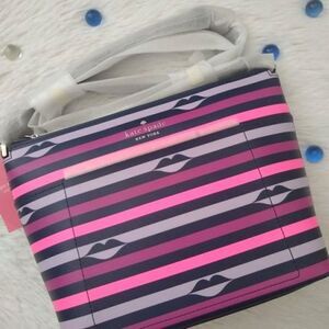 Kate Spade New York Lip Print Crossbody Bag